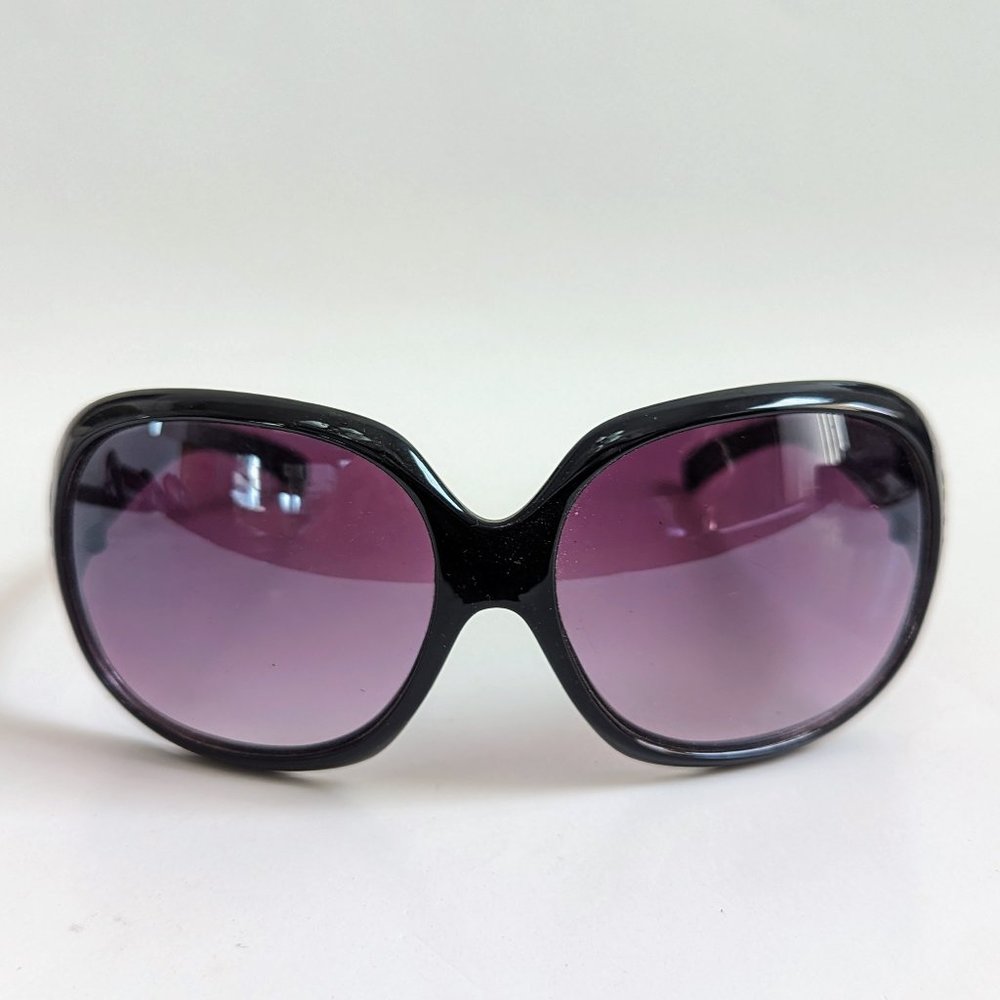 NWT Vintage 90's Large Acetate Lady Fashion Sunglasses (S.Black)